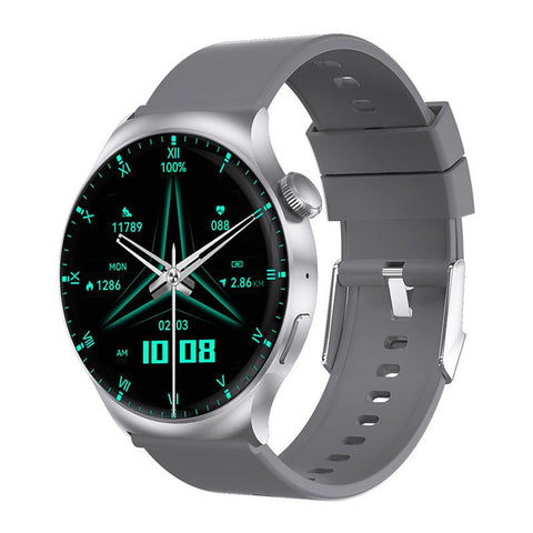 (SILVER)Smart Watch Bluetooth Calling Female Assistant Heart Rate Blood Pressure Bracelet Multi-sport